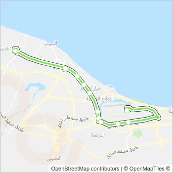 A1 Bus Line Map