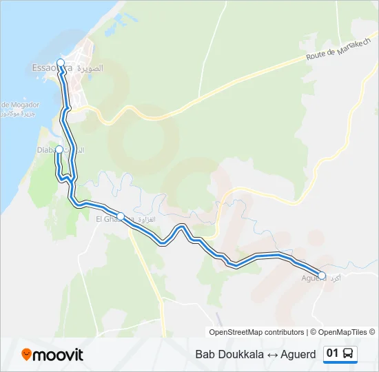 01 Bus Line Map