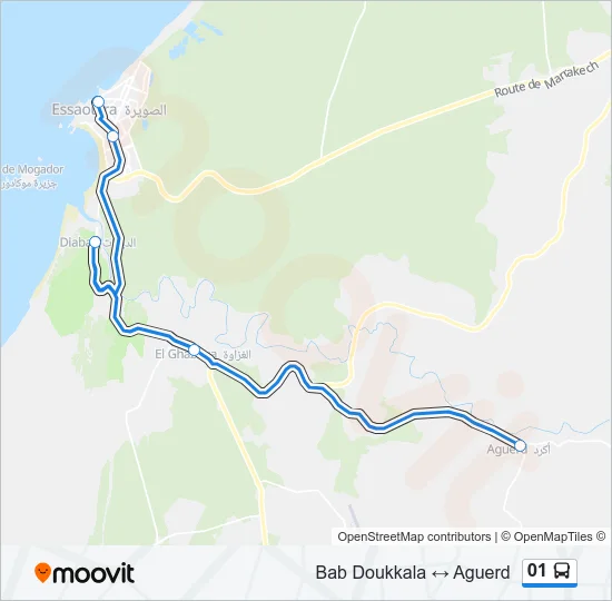 01 Bus Line Map
