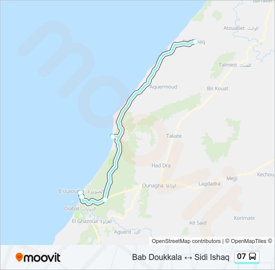 07 bus Line Map