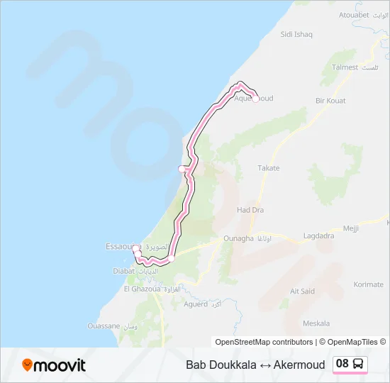 08 Bus Line Map