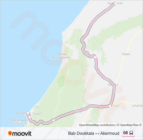 08 Bus Line Map