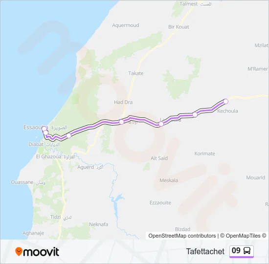 09 Bus Line Map