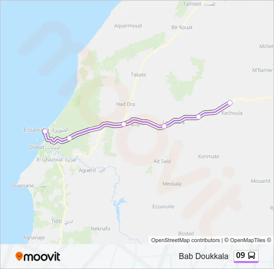 09 Bus Line Map