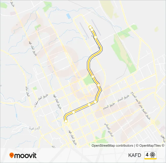 4 Metro Line Map