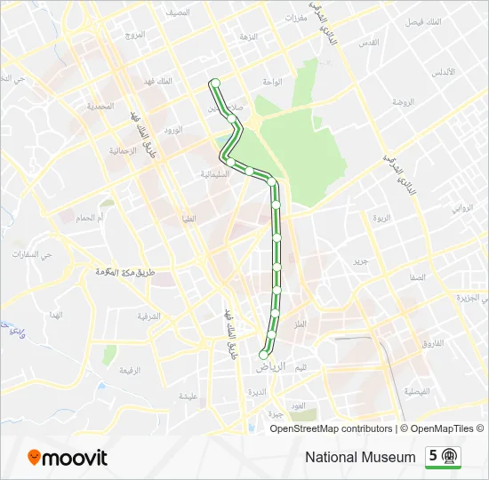 5 Metro Line Map