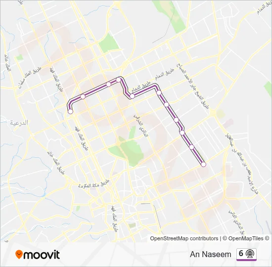6 Metro Line Map