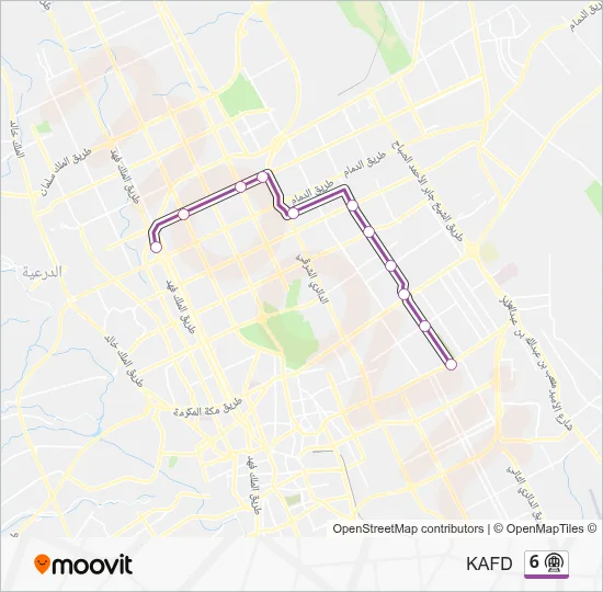 6 Metro Line Map