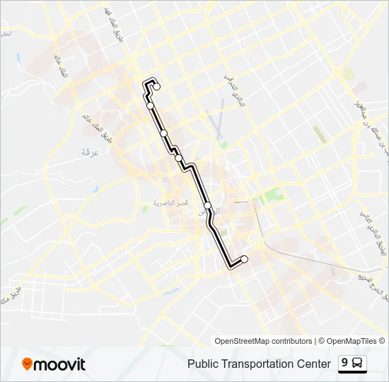9 Bus Line Map