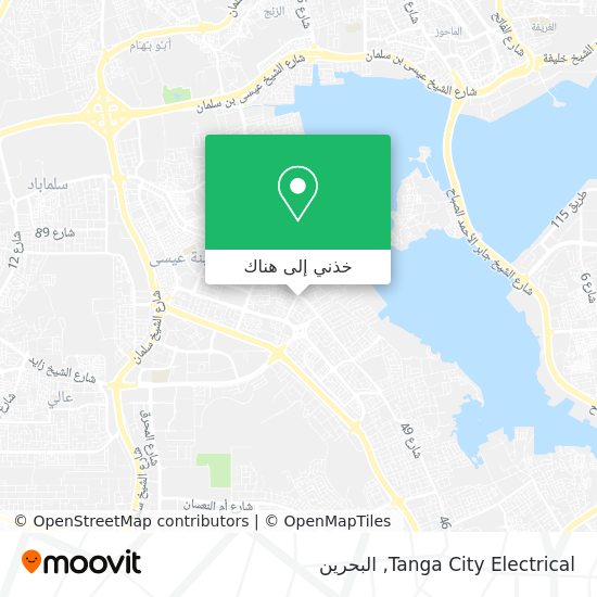 خريطة Tanga City Electrical