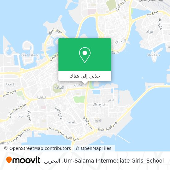 خريطة Um-Salama Intermediate Girls' School