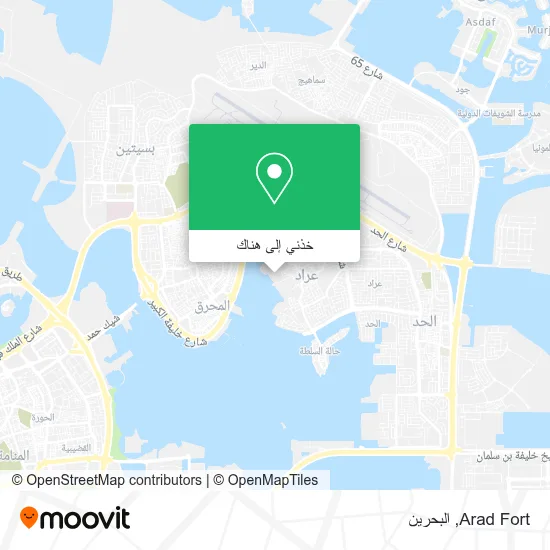 خريطة Arad Fort