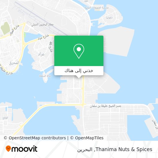 خريطة Thanima Nuts & Spices