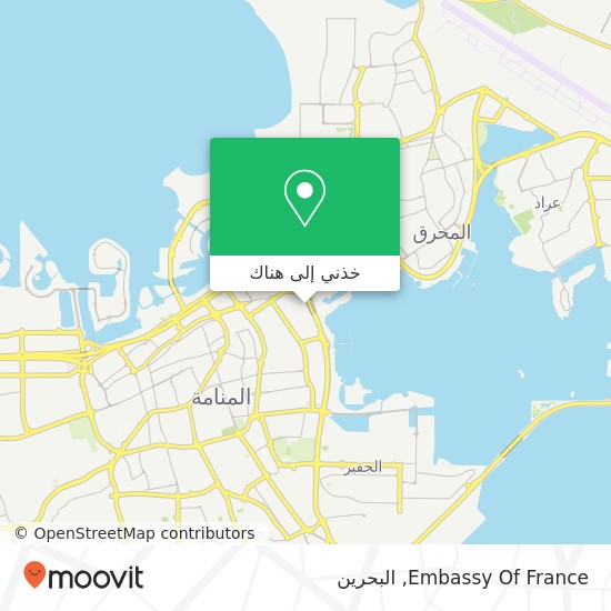 خريطة Embassy Of France