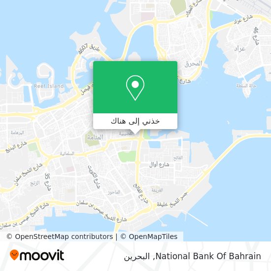 خريطة National Bank Of Bahrain