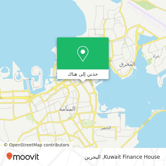 خريطة Kuwait Finance House