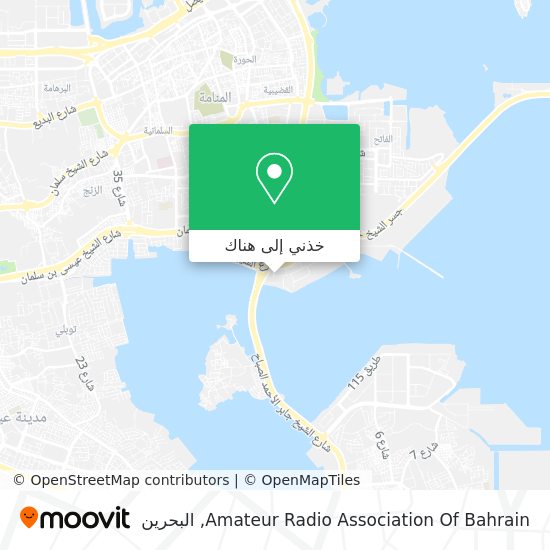خريطة Amateur Radio Association Of Bahrain