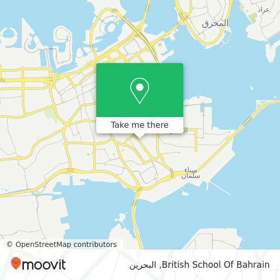 خريطة British School Of Bahrain