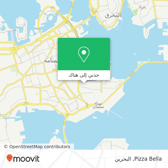 خريطة Pizza Bella