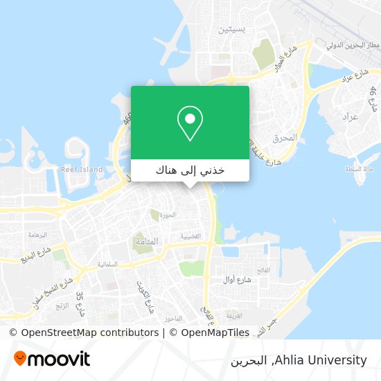 خريطة Ahlia University