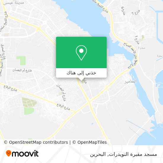 خريطة مسجد مقبرة النويدرات
