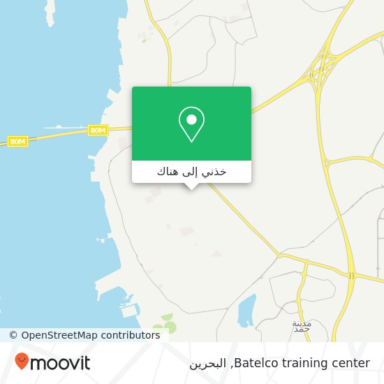 خريطة Batelco training center