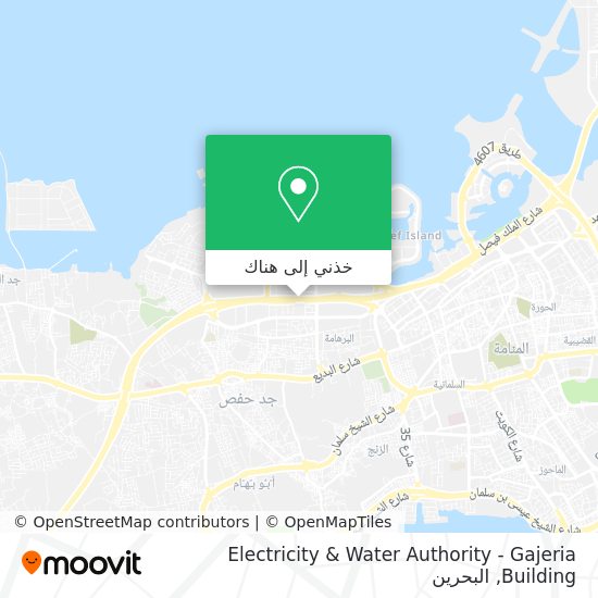 خريطة Electricity & Water Authority - Gajeria Building