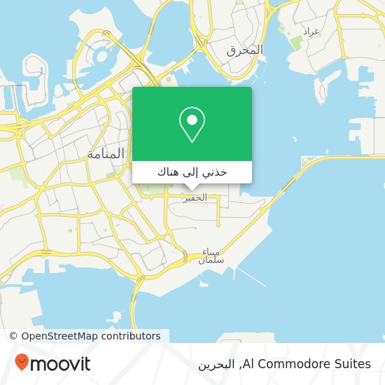 خريطة Al Commodore Suites