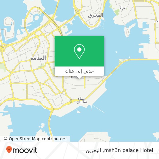 خريطة msh3n palace Hotel