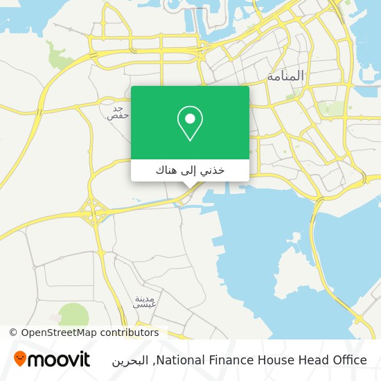 خريطة National Finance House Head Office