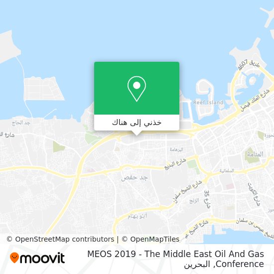 خريطة MEOS 2019 - The Middle East Oil And Gas Conference