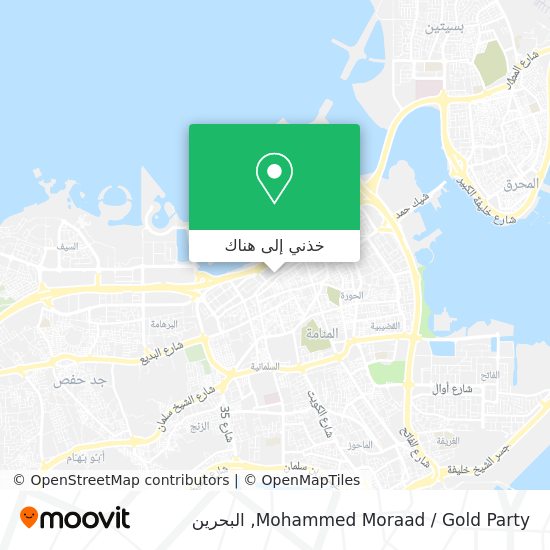 خريطة Mohammed Moraad / Gold Party