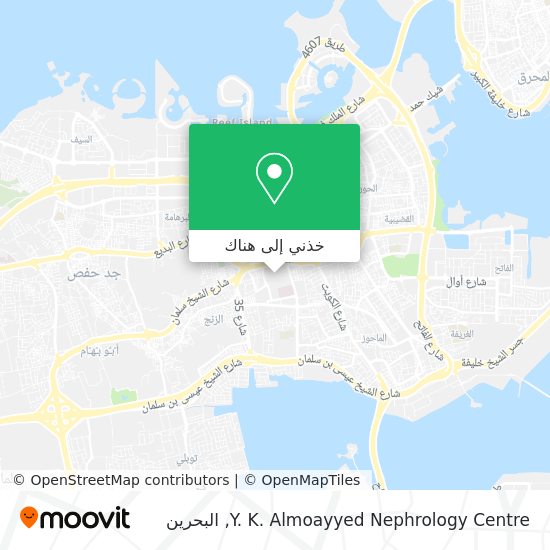 خريطة Y. K. Almoayyed Nephrology Centre