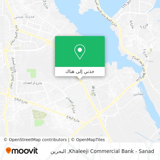 خريطة Khaleeji Commercial Bank - Sanad