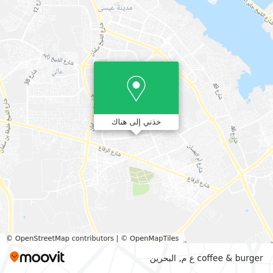 خريطة coffee & burger ع م