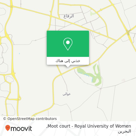 خريطة Moot court - Royal University of Women