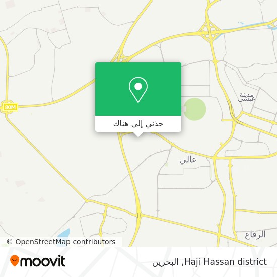 خريطة Haji Hassan district