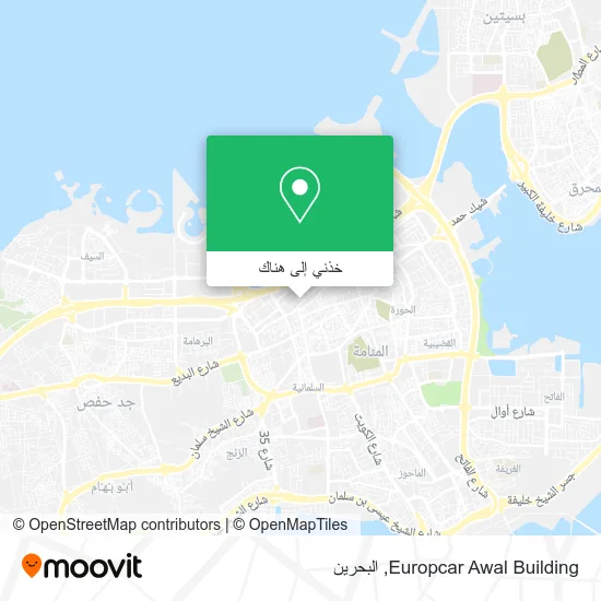 خريطة Europcar Awal Building