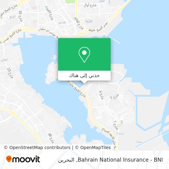 خريطة Bahrain National Insurance - BNI