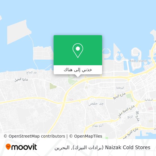 خريطة Naizak Cold Stores (برادات النيزك)