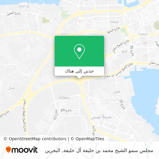 خريطة مجلس سمو الشيخ محمد بن خليفة آل خليفة