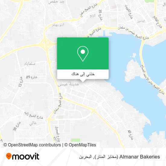 خريطة Almanar Bakeries (مخابز المنار)