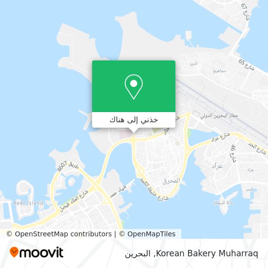 خريطة Korean Bakery Muharraq