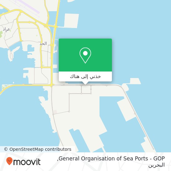 خريطة General Organisation of Sea Ports - GOP