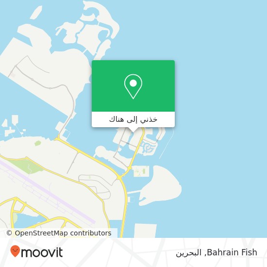 خريطة Bahrain Fish