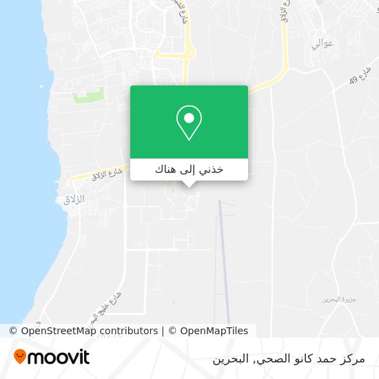 خريطة مركز حمد كانو الصحي