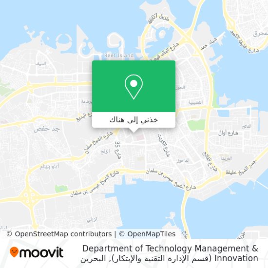 خريطة Department of Technology Management & Innovation (قسم الإدارة التقنية والإبتكار)