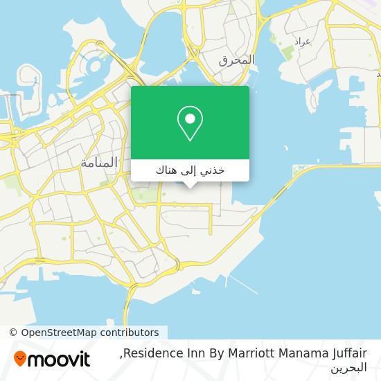 خريطة Residence Inn By Marriott Manama Juffair