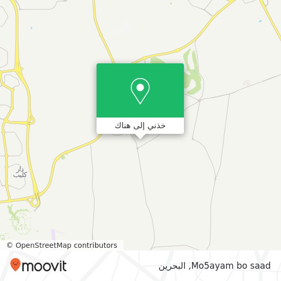 خريطة Mo5ayam bo saad