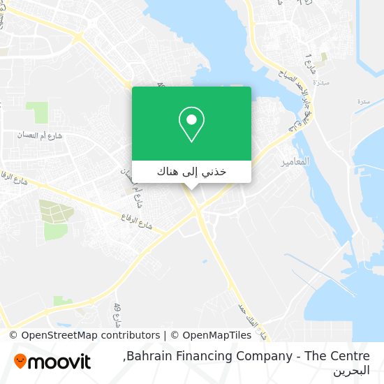 خريطة Bahrain Financing Company - The Centre